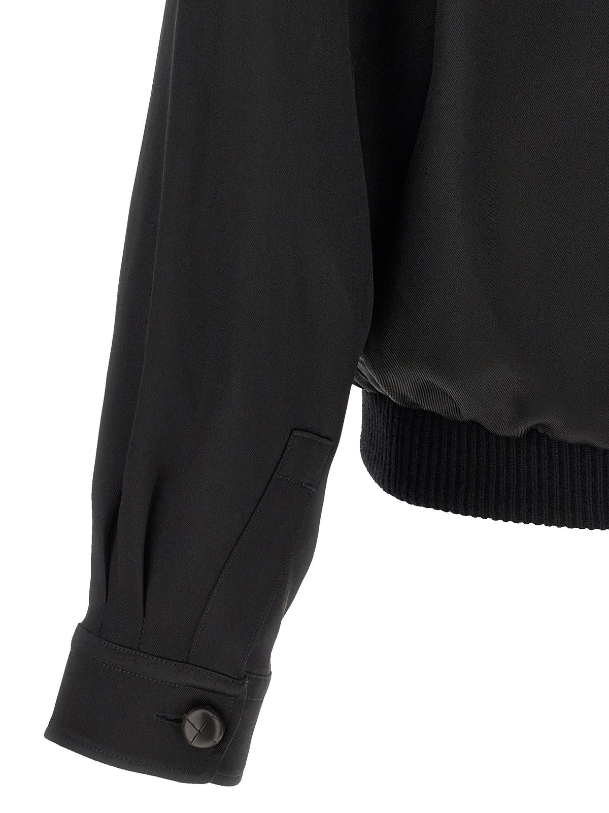Zegna Mulberry Silk Sweatshirt Black