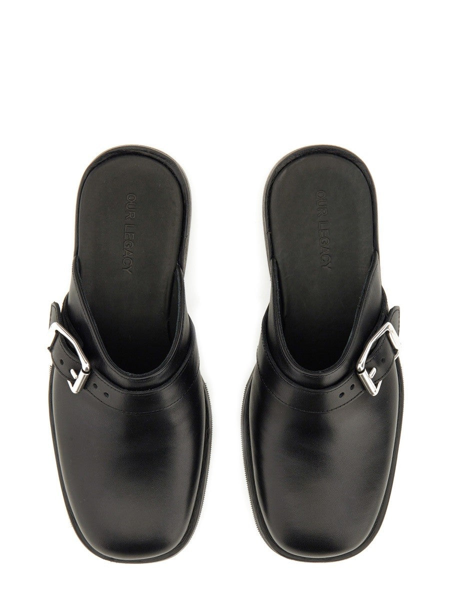 Our Legacy Men's Mule Camion Black, view 6