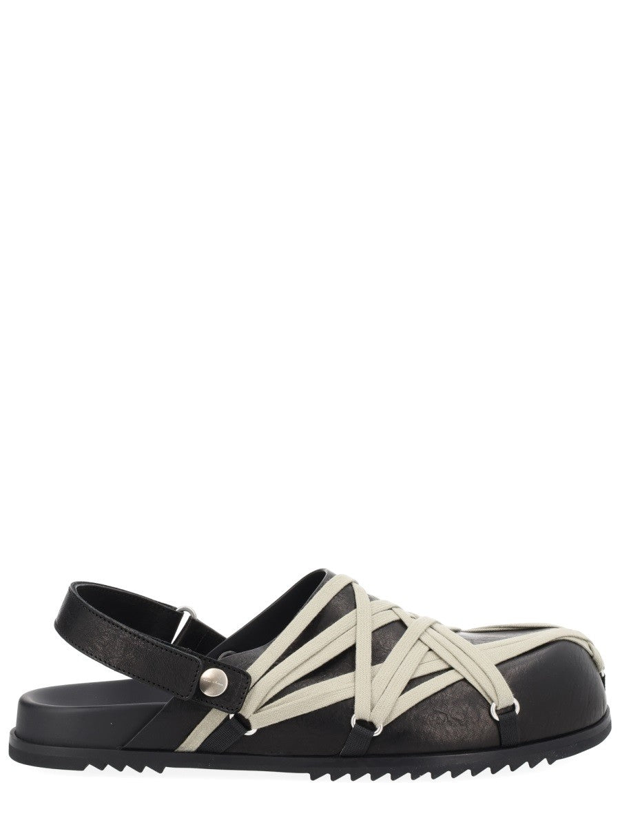 Rick Owens Men's Mule Megalace Black