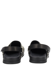 Rick Owens Men's Mule Megalace Black