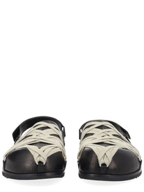Rick Owens Men's Mule Megalace Black