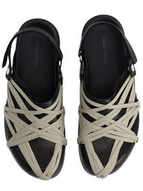 Rick Owens Men's Mule Megalace Black