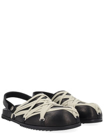 Rick Owens Men's Mule Megalace Black