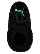 Moon Boot Mule Suede Beads Ankle Boots Black, view 4