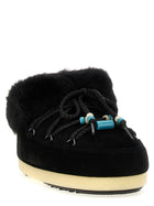 Moon Boot Mule Suede Beads Ankle Boots Black, view 2