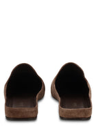 Max Mara Women's Mule Tessile in Crosta Brown, view 4