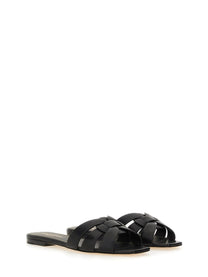 Saint Laurent Women's Mule Tribute Black