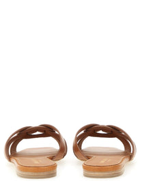 Saint Laurent Women's Mule Tribute Beige