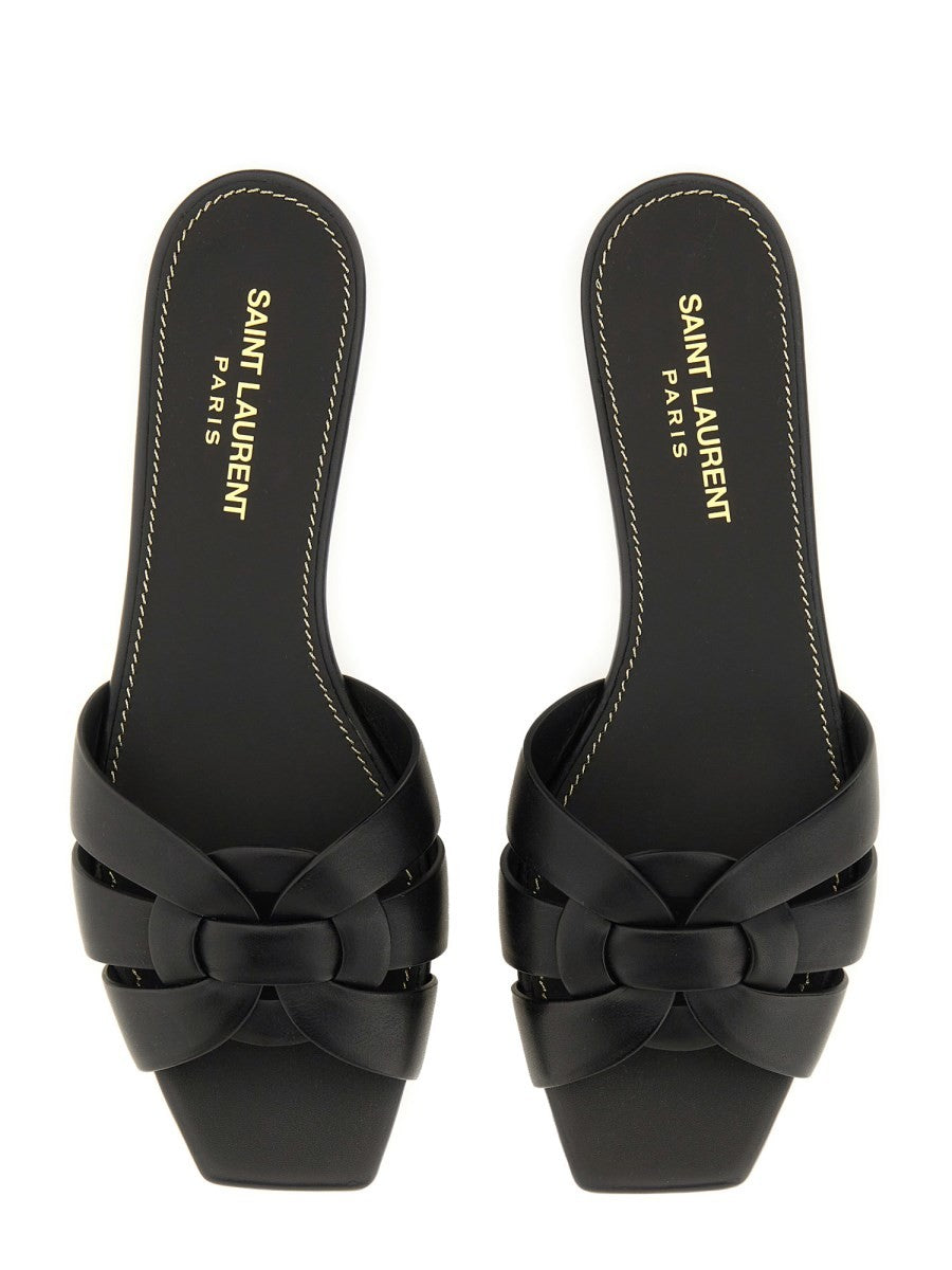Saint Laurent Women's Mule Tribute Black
