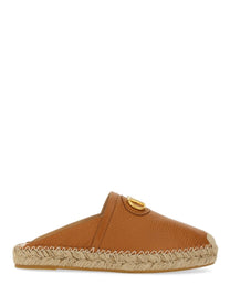 Valentino Women's Mule Vlogo Signature Beige