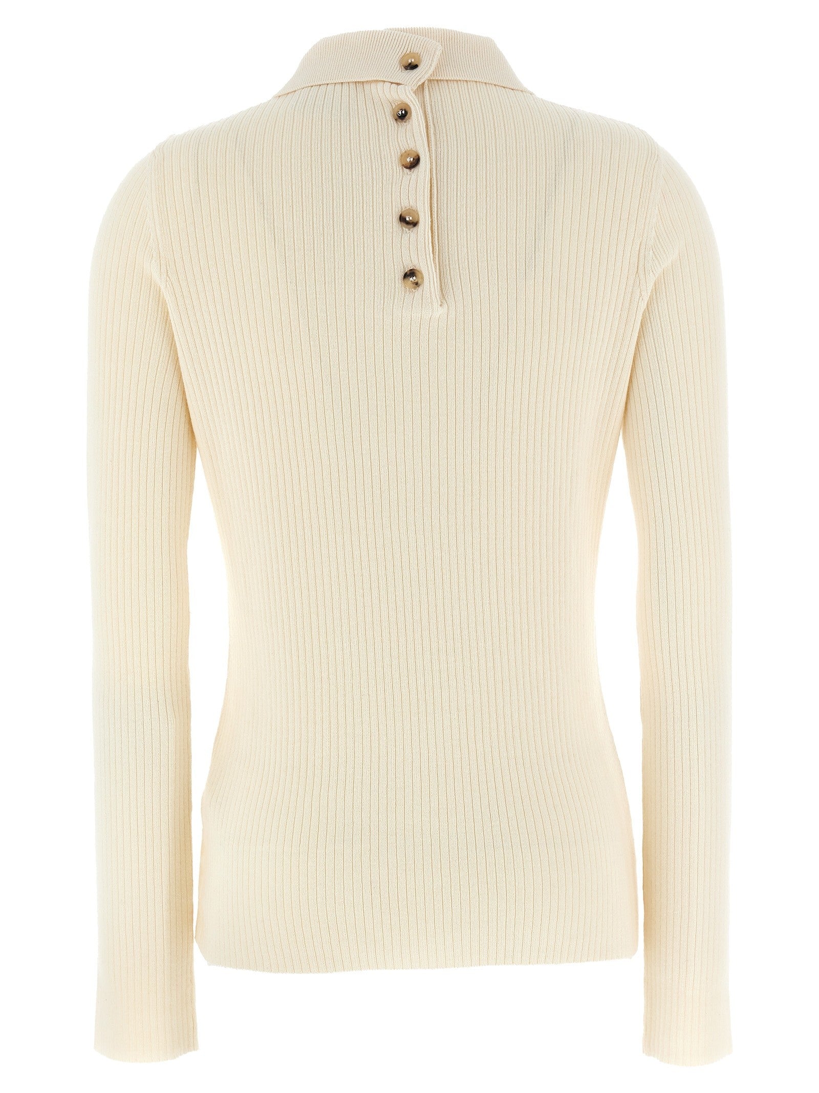 courrèges Multi Buttons Sweater White