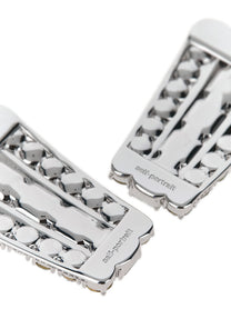 self-portrait Multi Crystal Earrings Silver