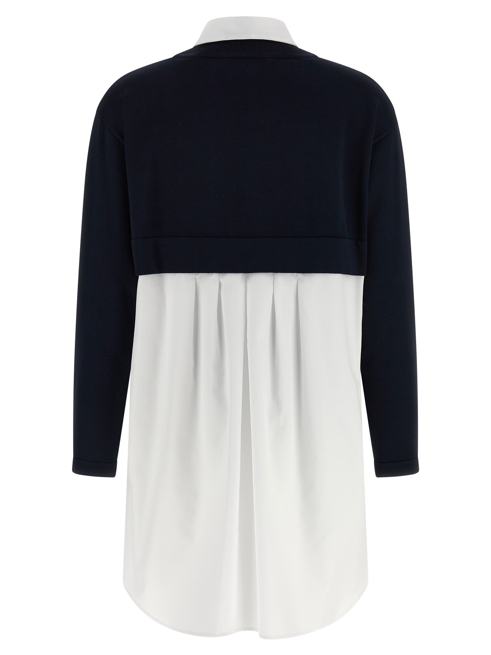Elisabetta Franchi Multi Layered Dress Blue