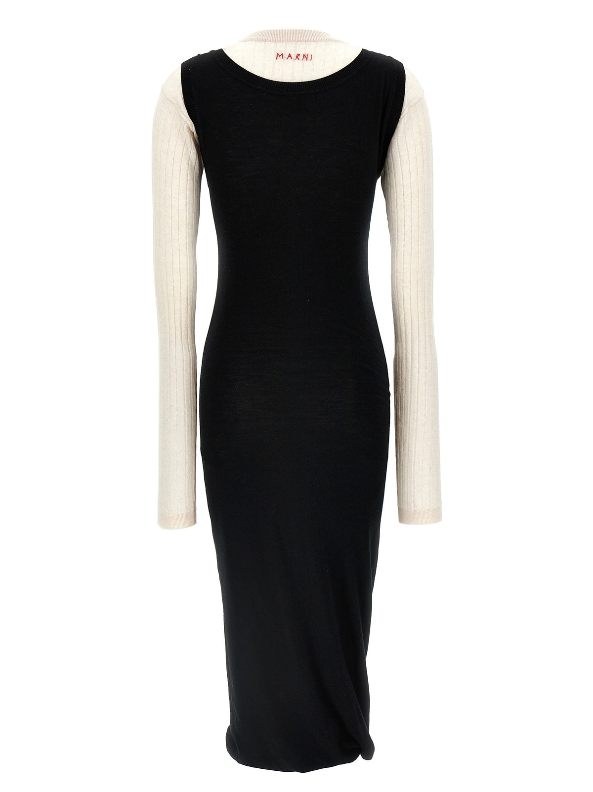 Marni Multi Layered Dress White, view 2
