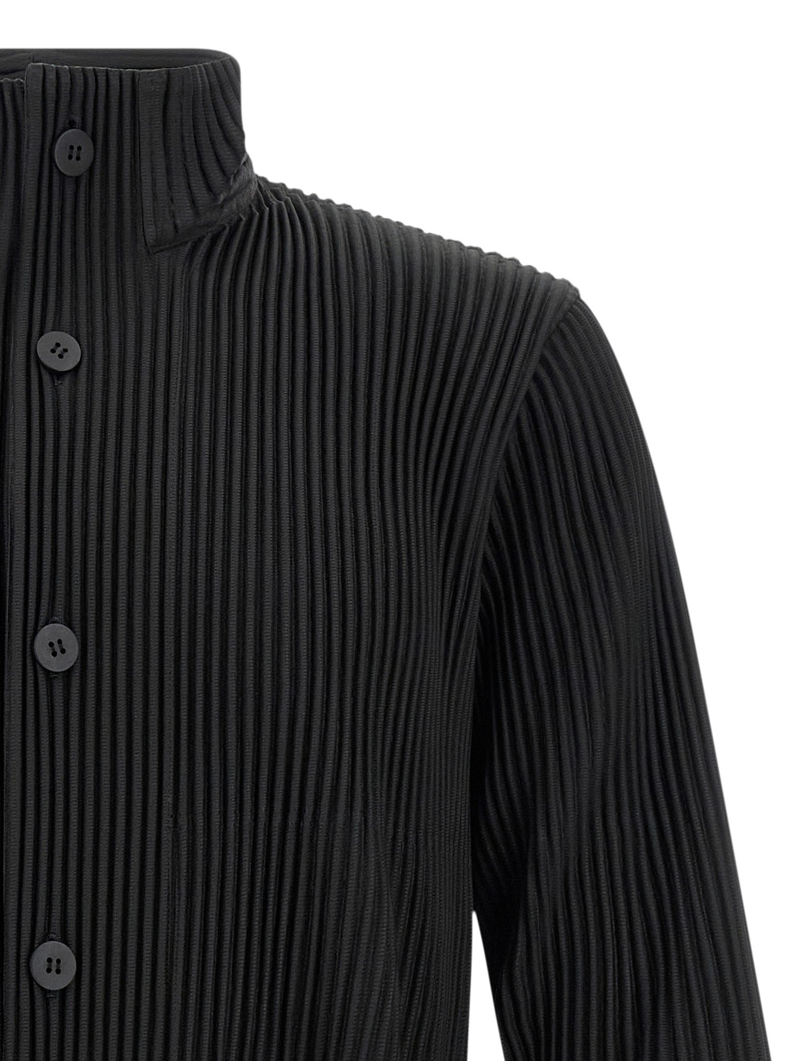Homme Plissé Issey Miyake Multi Pocket Jacket Grey