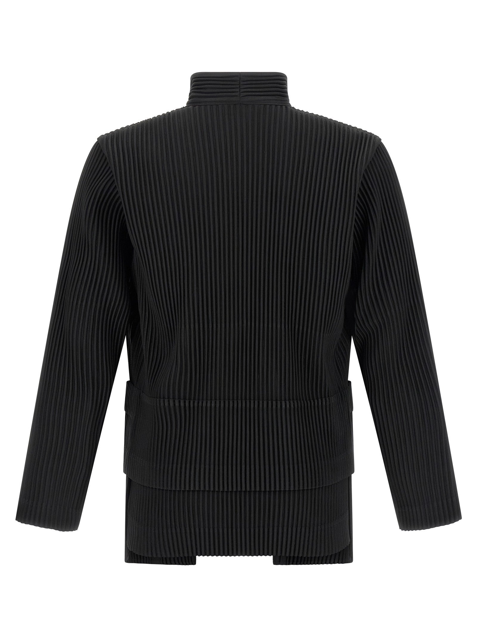 Homme Plissé Issey Miyake Multi Pocket Jacket Grey