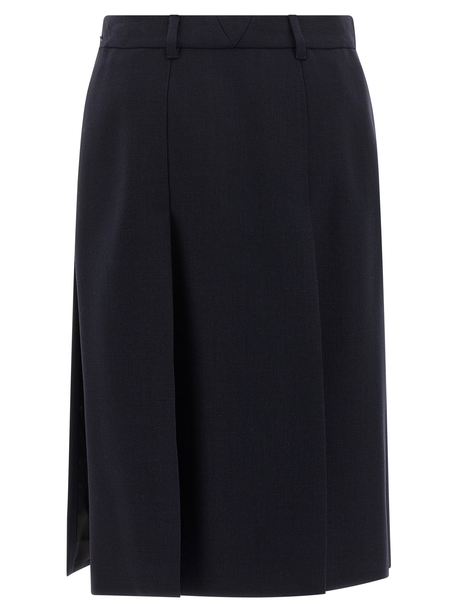PRADA Multi Slit Skirt Blue
