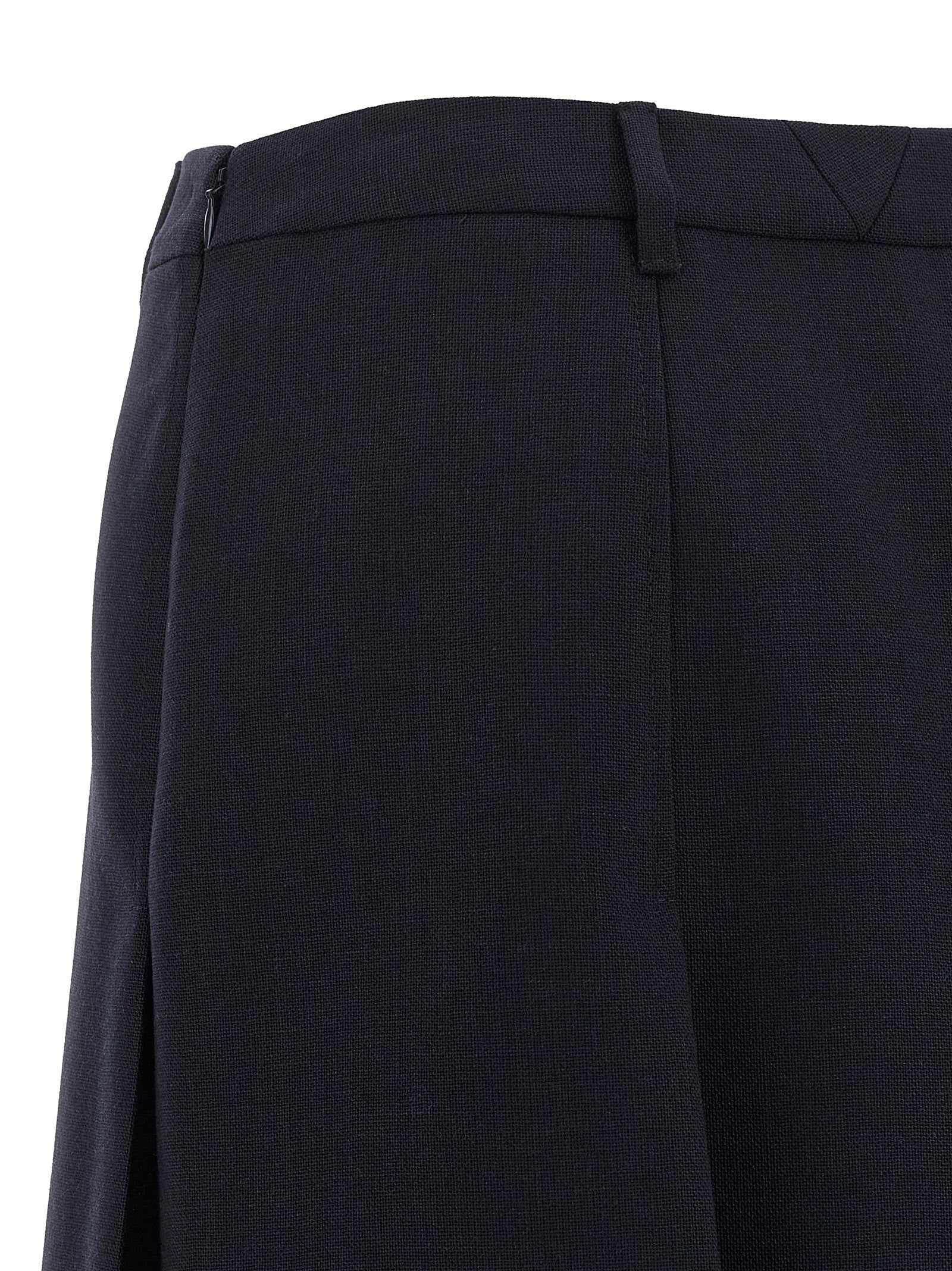 PRADA Multi Slit Skirt Blue