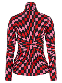 Goldbergh Multicolor Chesu Ski Jersey Red