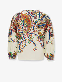 Etro Women's Multicolor Cotton Shirt Gold