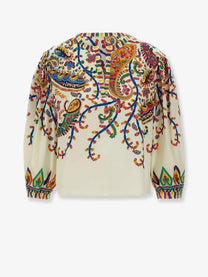 ETRO Women's Multicolor Cotton Shirt Gold