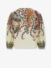 Etro Women's Multicolor Cotton Shirt Gold