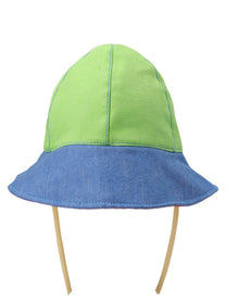 SUNNEI Multicolor Denim Bucket Hat Gold