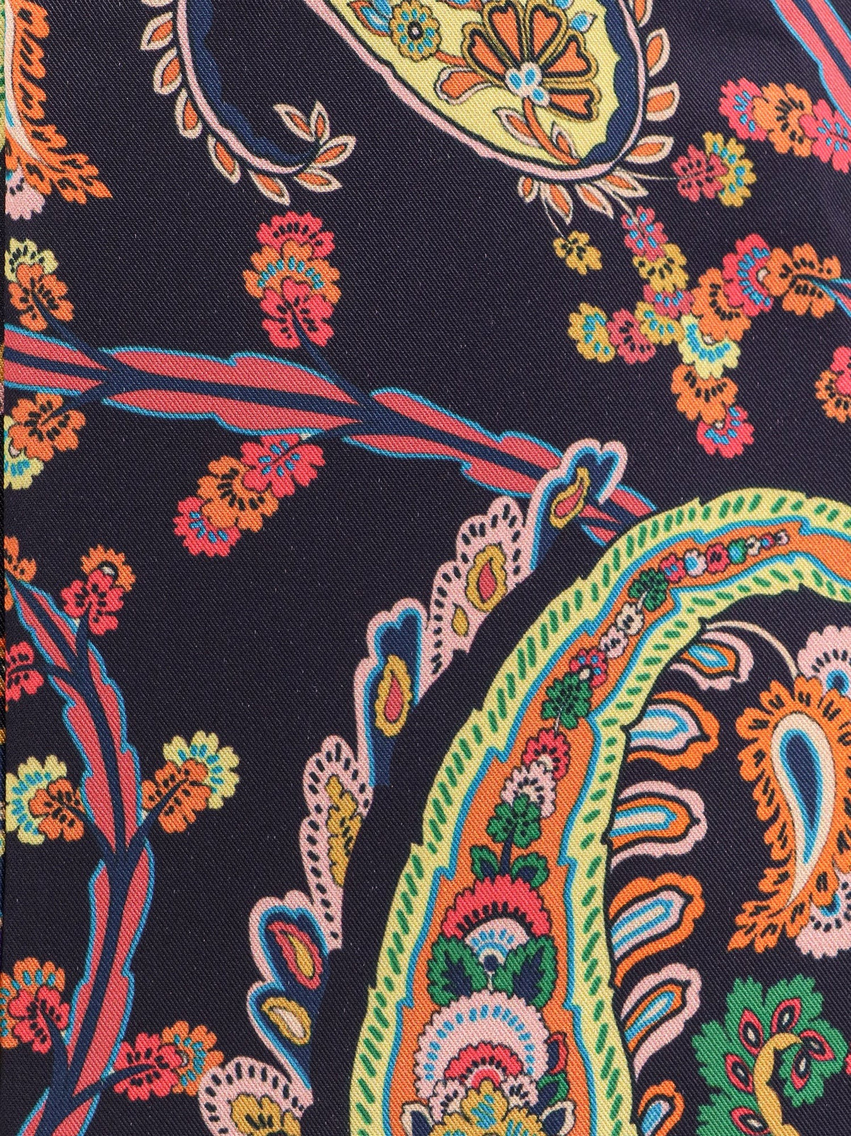 ETRO Women's Multicolor Fabric Trousers Gold