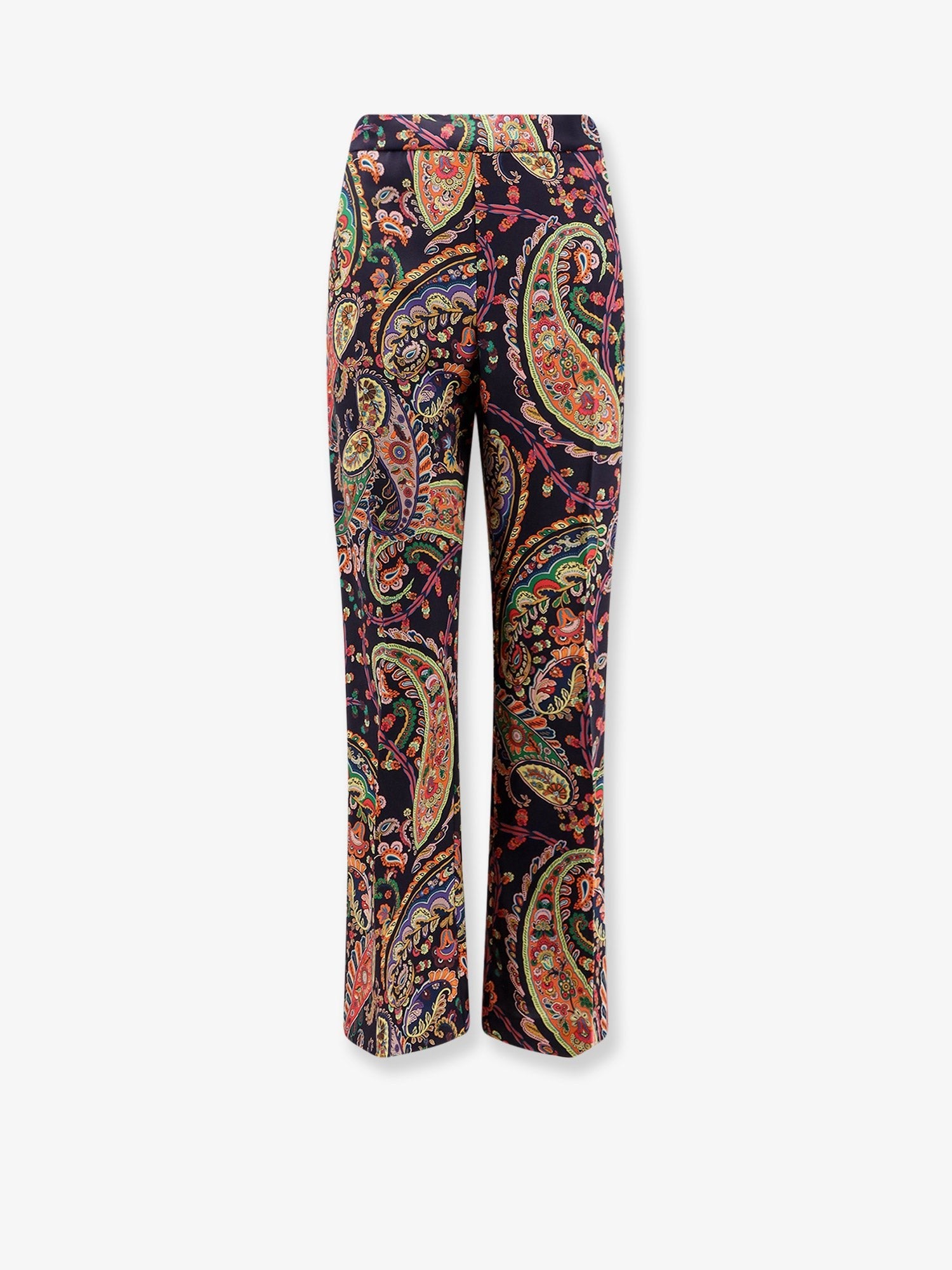 ETRO Women's Multicolor Fabric Trousers Gold