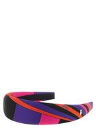 Emilio Pucci Multicolor Iride Headband Gold