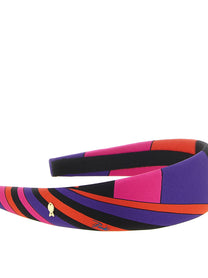 Emilio Pucci Multicolor Iride Headband Gold