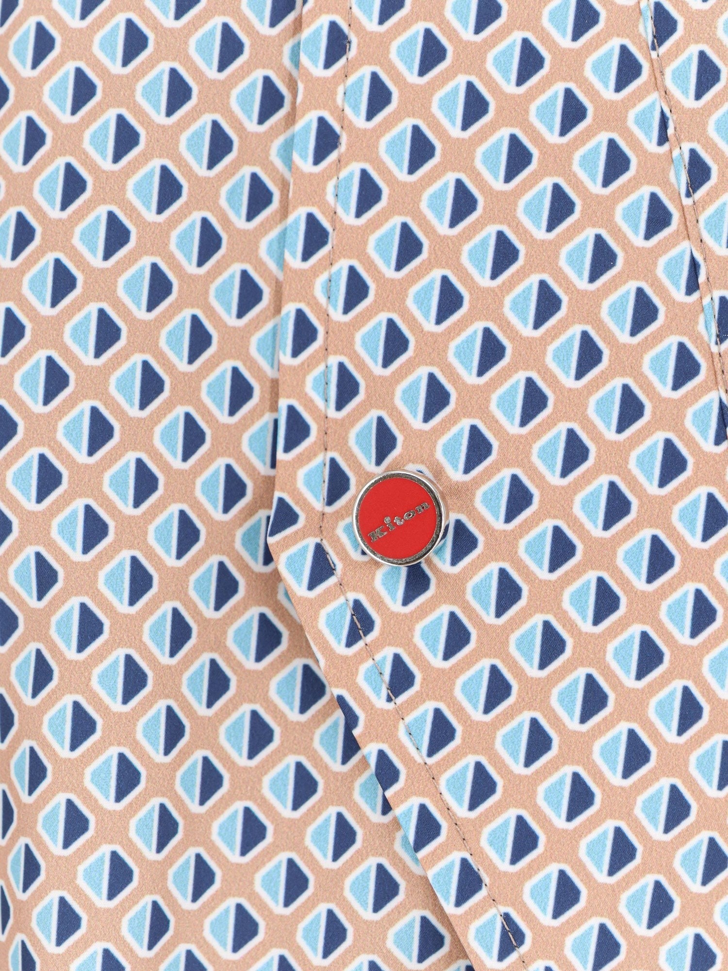 Kiton Men's Multicolor Nylon Jacket Multicolor