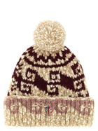 Moncler Grenoble Multicolor Pon Pon Beanie Gold