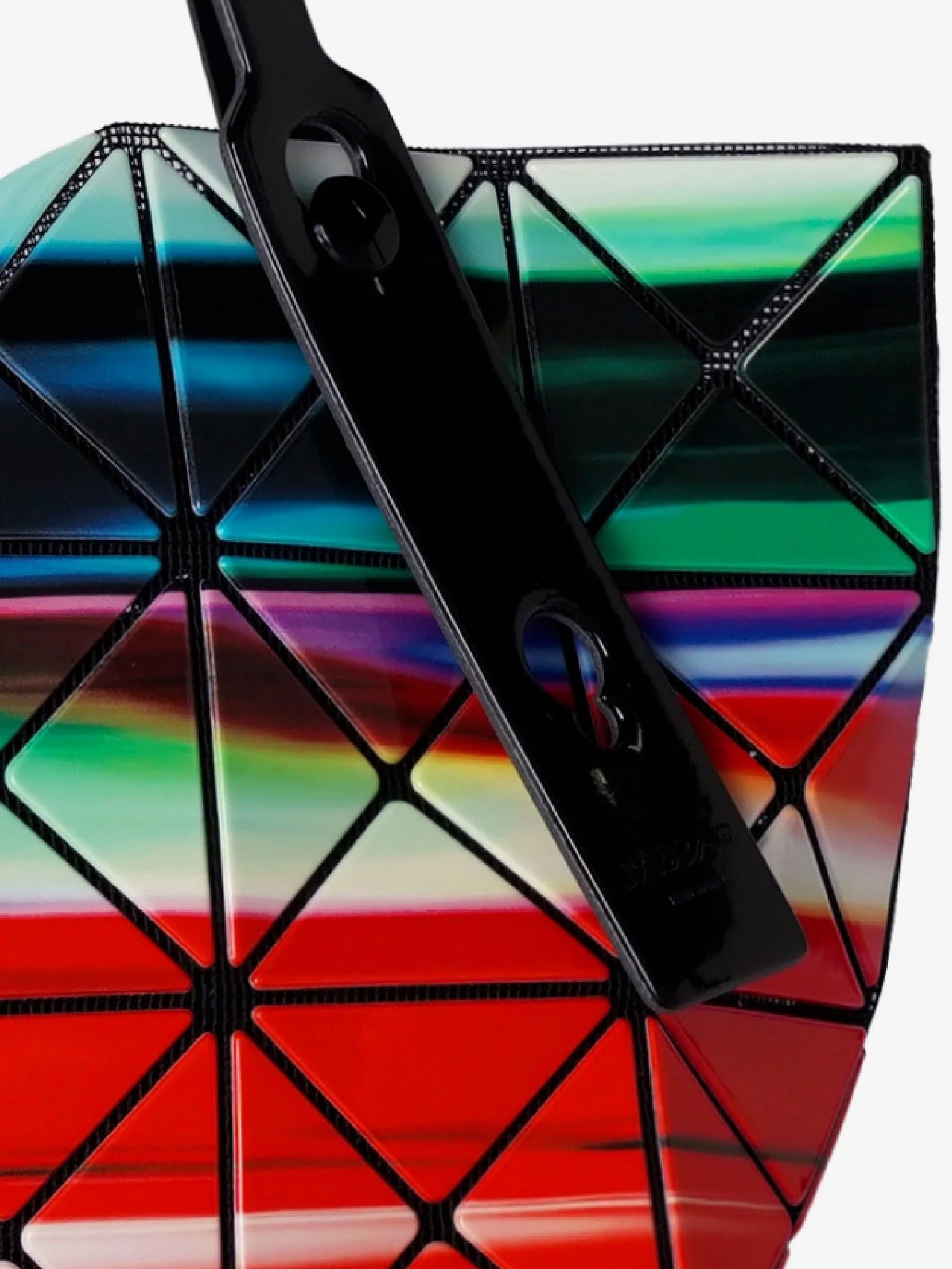 Bao Bao Issey Miyake Women's Multicolor Pvc Shoulder Bag Red