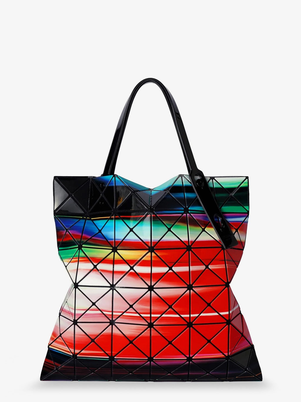 Bao Bao Issey Miyake Women's Multicolor Pvc Shoulder Bag Red