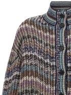 Missoni Multicolor Sequin Cardigan Gold