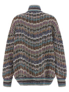 Missoni Multicolor Sequin Cardigan Gold