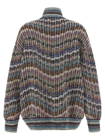 Missoni Multicolor Sequin Cardigan Gold