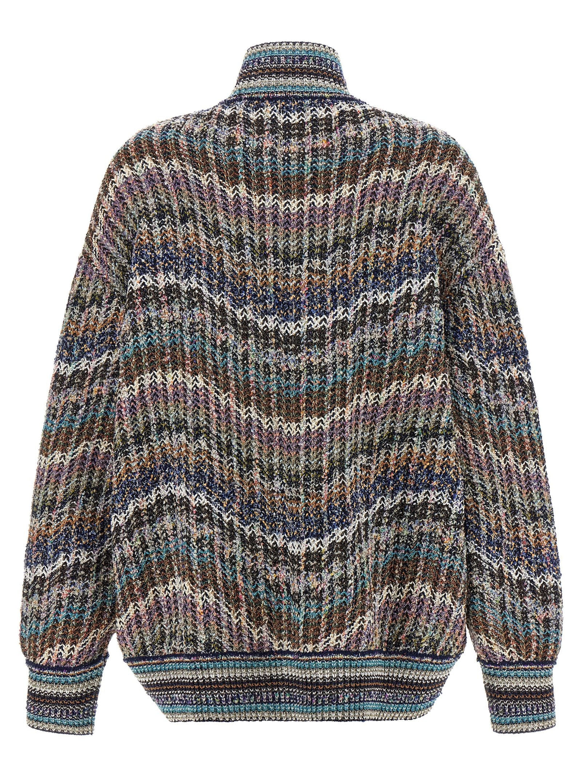 Missoni Multicolor Sequin Cardigan Gold