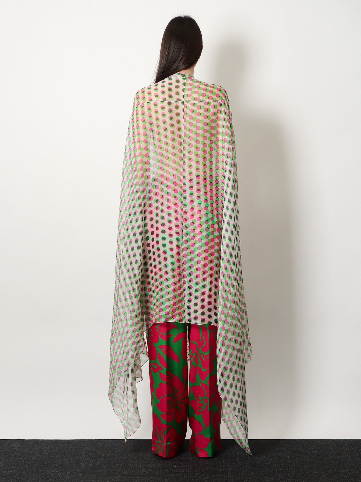 Dries Van Noten Women's Multicolor Silk Dress White