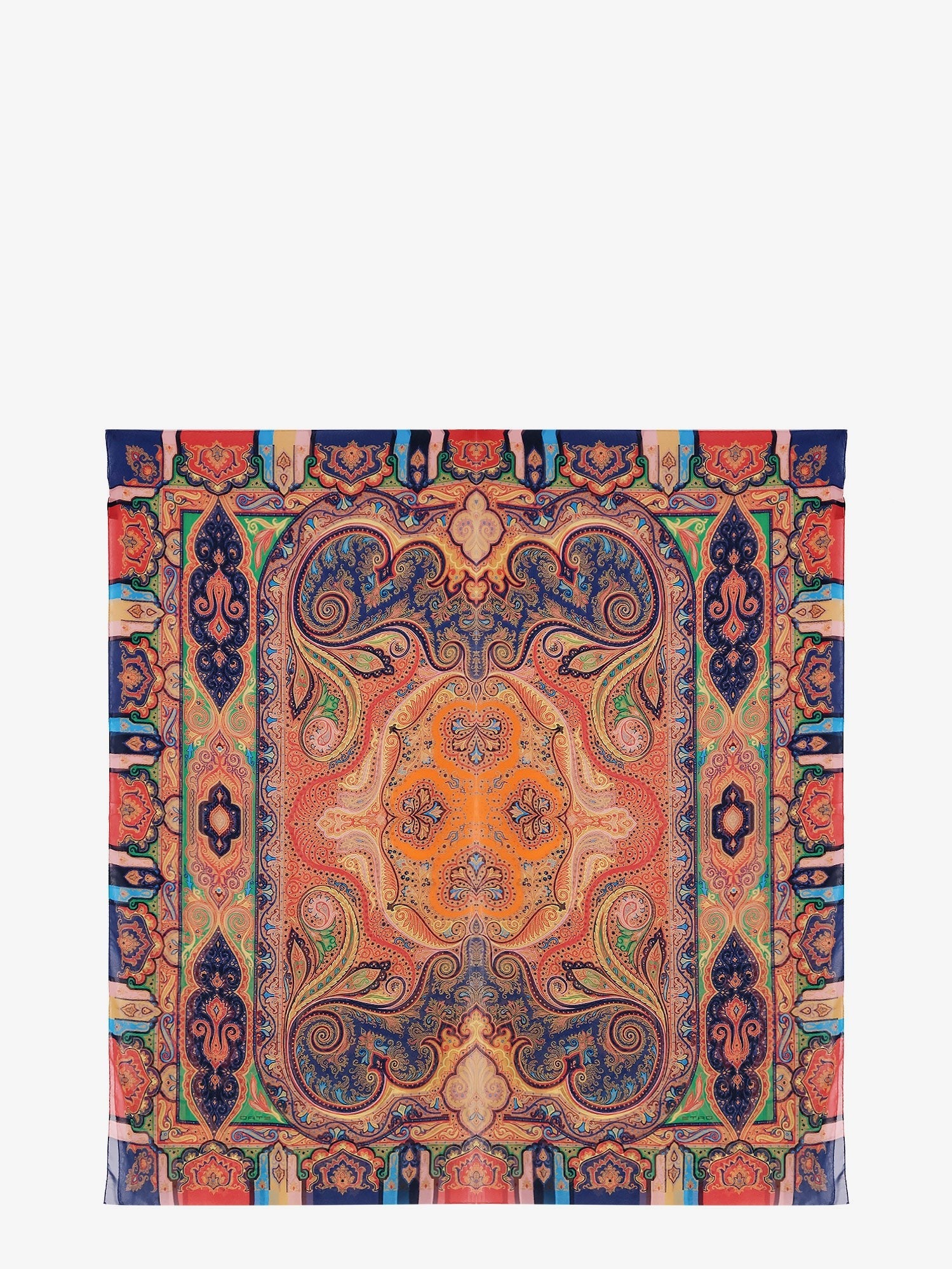 Etro Women's Multicolor Silk Foulard Gold