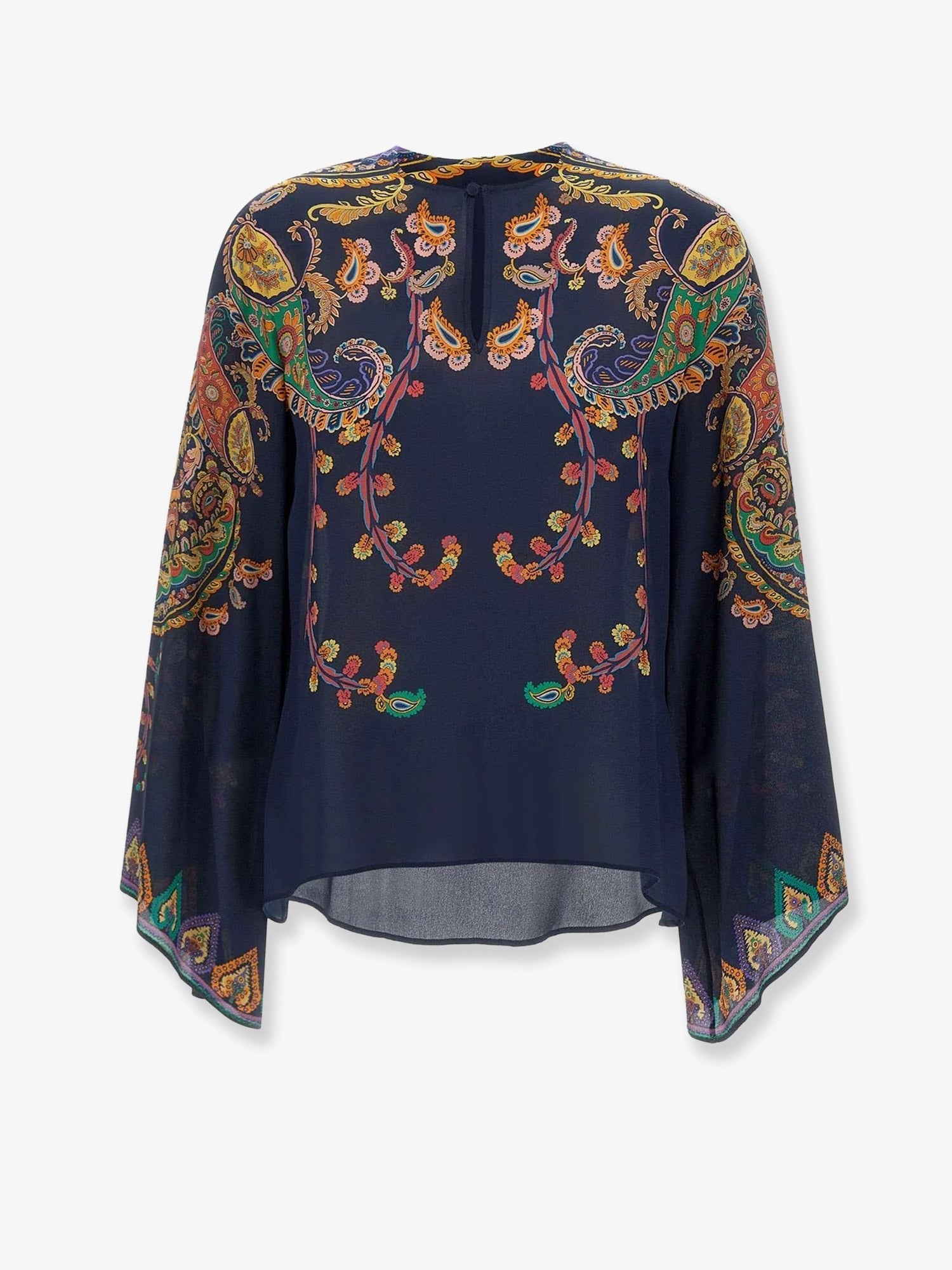 Etro Women's Multicolor Silk Shirt Gold