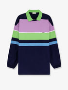 Versace Women's Multicolor Stripes Cotton Sweatshirt Blue