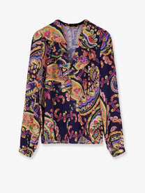 Etro Women's Multicolor Viscose Shirt Gold