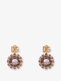 Dolce &amp; Gabbana Women's Multicolored Brass Earrings Gold Dolce &amp; Gabbana