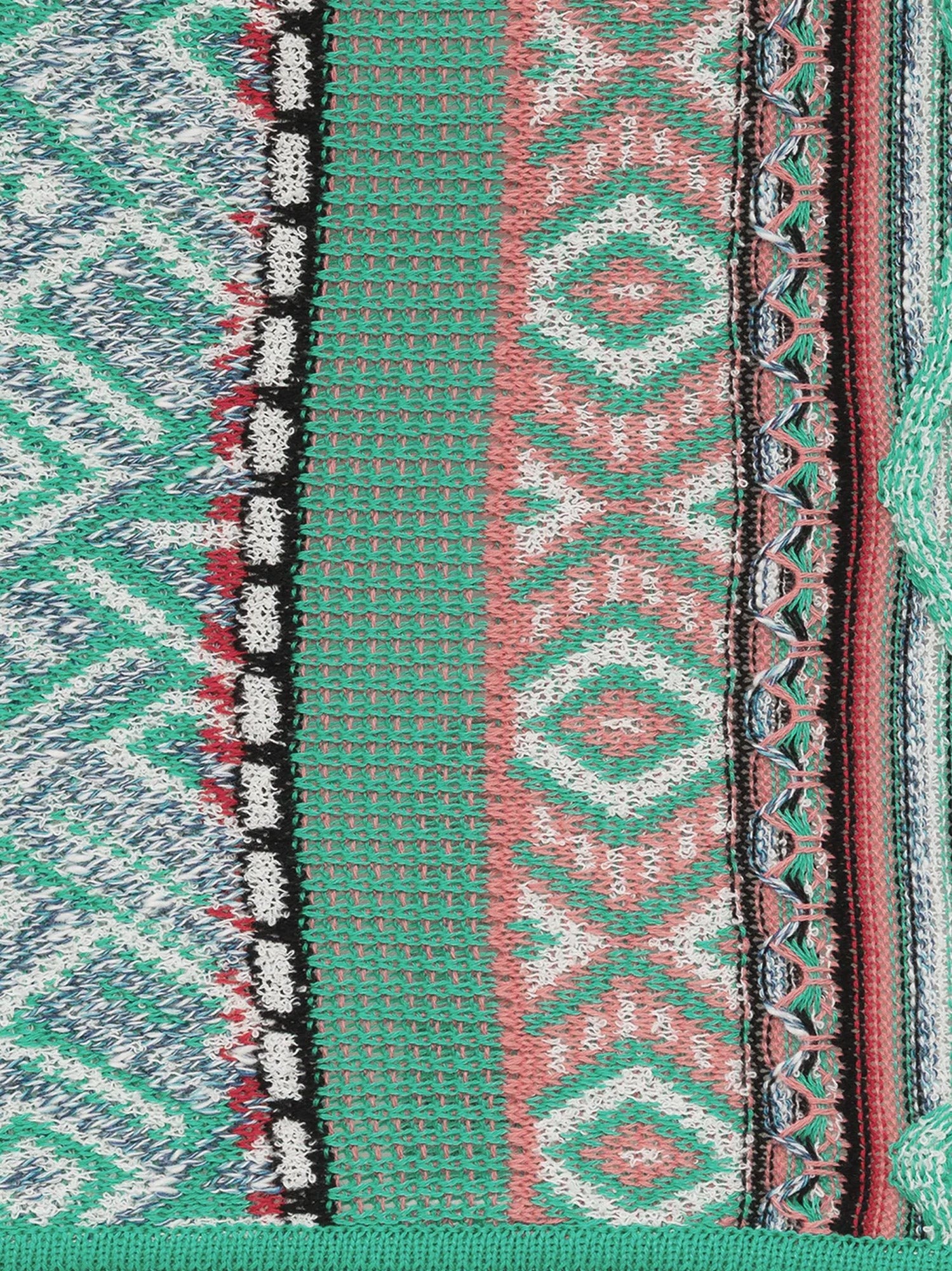 Laneus Women's Multicolored Cotton Skirt Green
