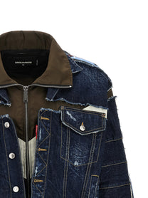 Dsquared2 Multilayer Denim Jacket Blue