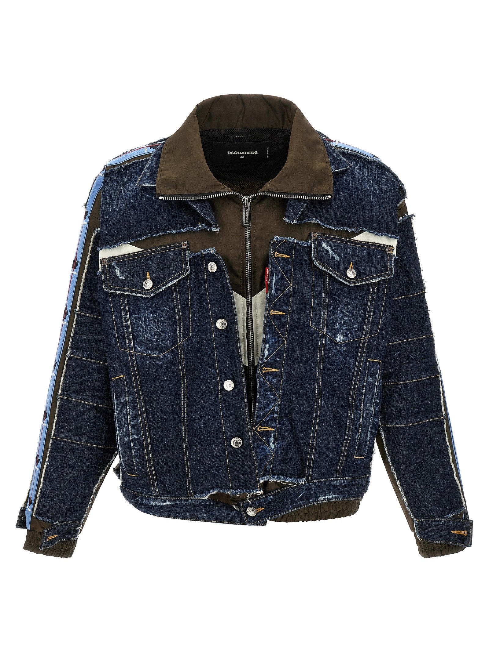 Dsquared2 Multilayer Denim Jacket Blue