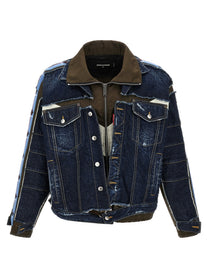 Dsquared2 Multilayer Denim Jacket Blue