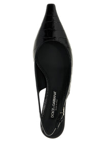 Dolce &amp; Gabbana Mun Slingback Black